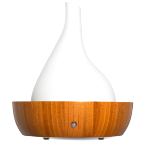 Yara Duurzame Aroma Diffuser - RGB lichten - 180ml - Gemaakt met bamboe en glas - GreenSelect.nl